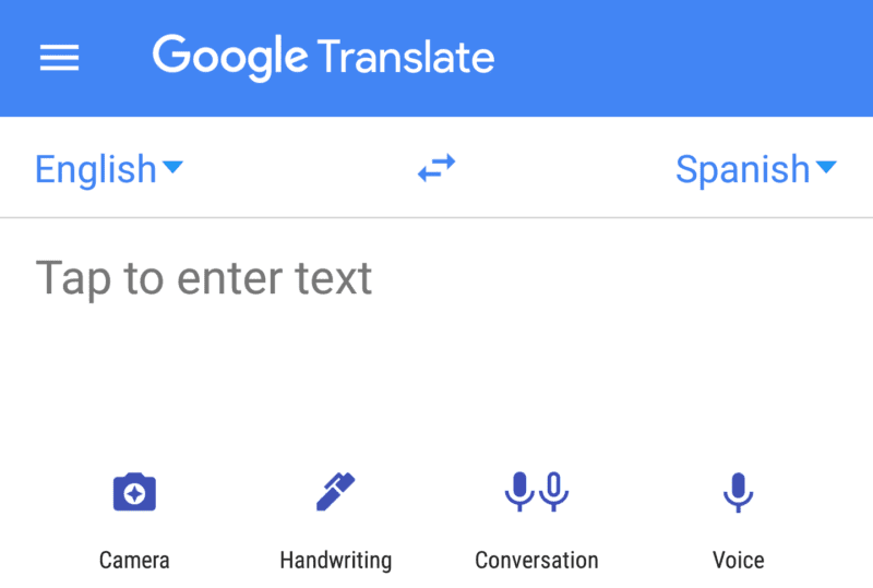 how to speak spanish google translate