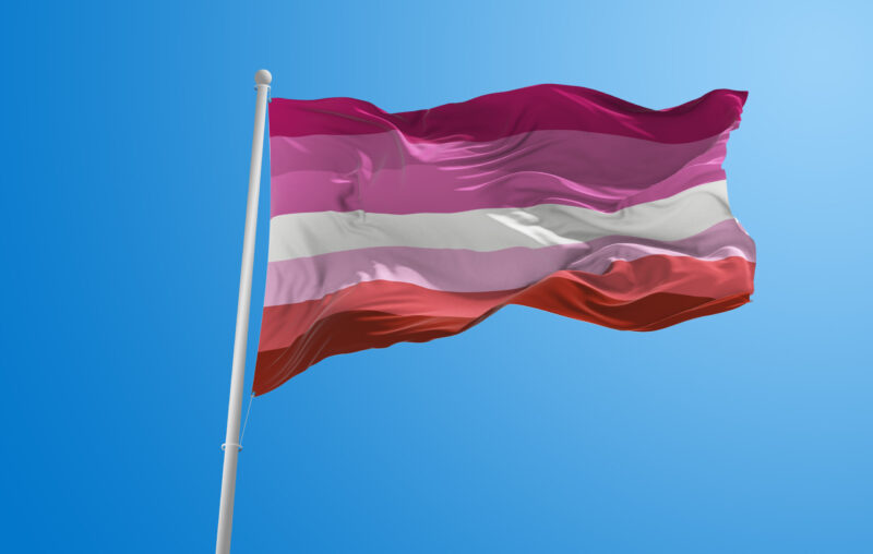 lesbian flag