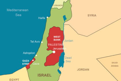 map of israel