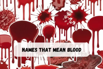 names that mean blood
