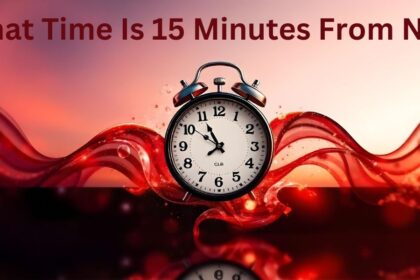 what time will it be in 15 minutes from now