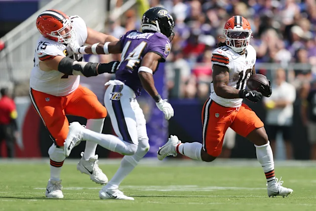 baltimore ravens vs cleveland browns match player stats