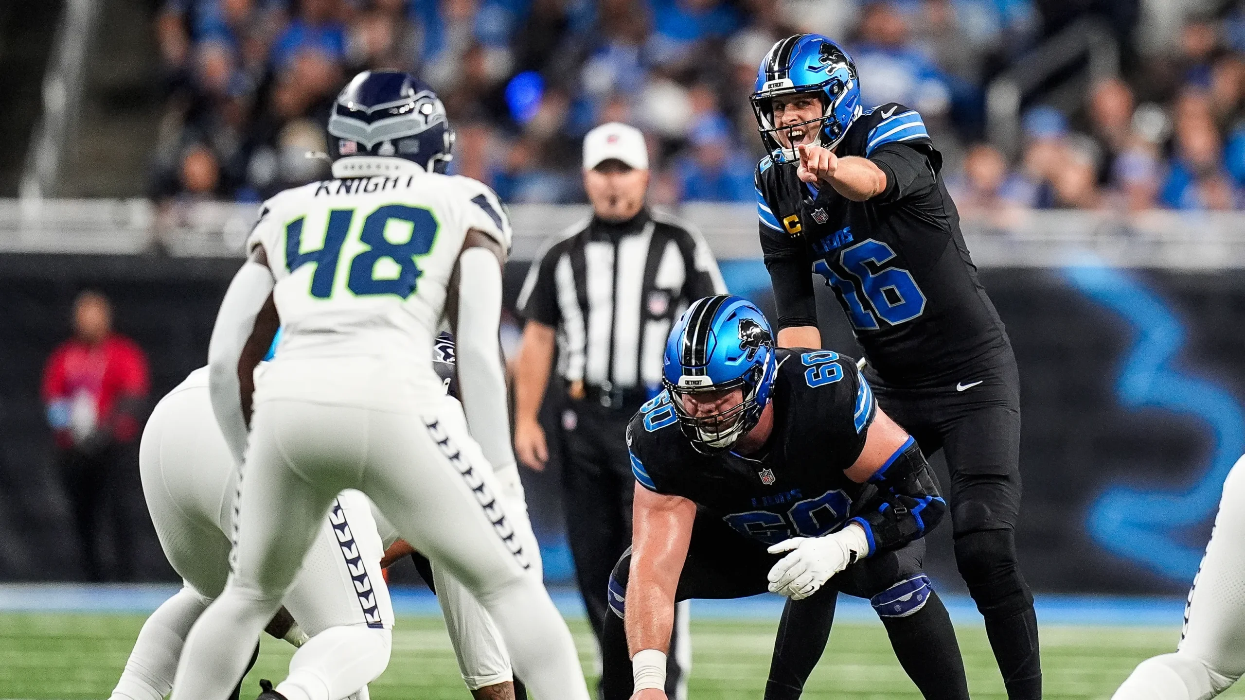 seahawks vs detroit lions match player stats